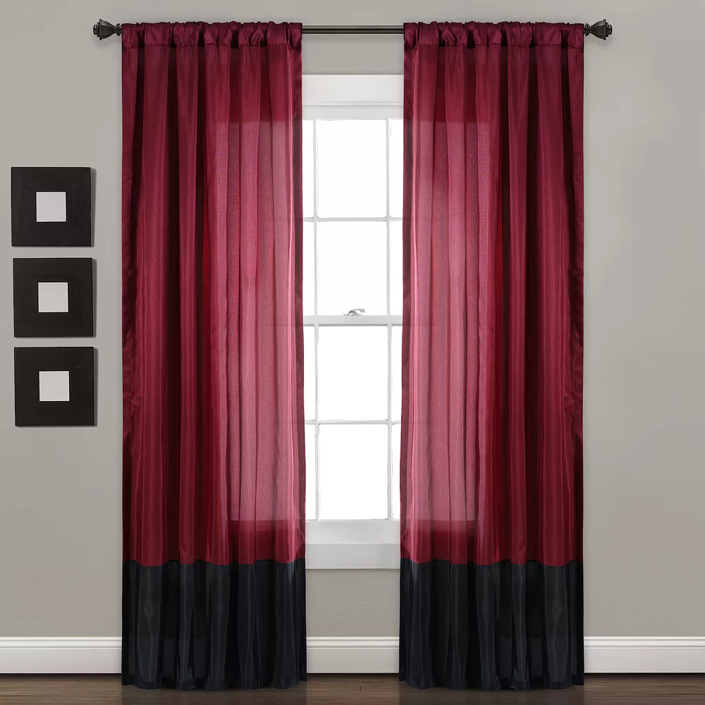 Lush Décor Lush Decor Milione Fiori Window Curtains 3 Lush Décor Lush Decor Milione Fiori Window Curtains