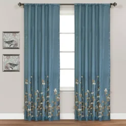 Lush Décor Lush Decor Flower Drop Window Curtain -Greenland Home Fashions Shop 1192801 ALT4