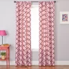Lush Décor Zambuca 1-pack Window Curtain - 55'' X 84'' -Greenland Home Fashions Shop 1218021 Pink Chocolate