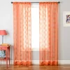 Lush Décor Droplet 1-pack Window Curtain - 53'' X 84'' -Greenland Home Fashions Shop 1218052 Orange
