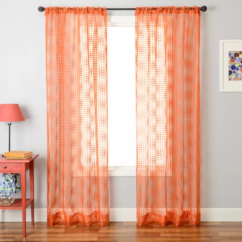 Lush Décor Droplet 1-pack Window Curtain - 53'' X 84'' 3 Lush Décor Droplet 1-pack Window Curtain - 53'' X 84''