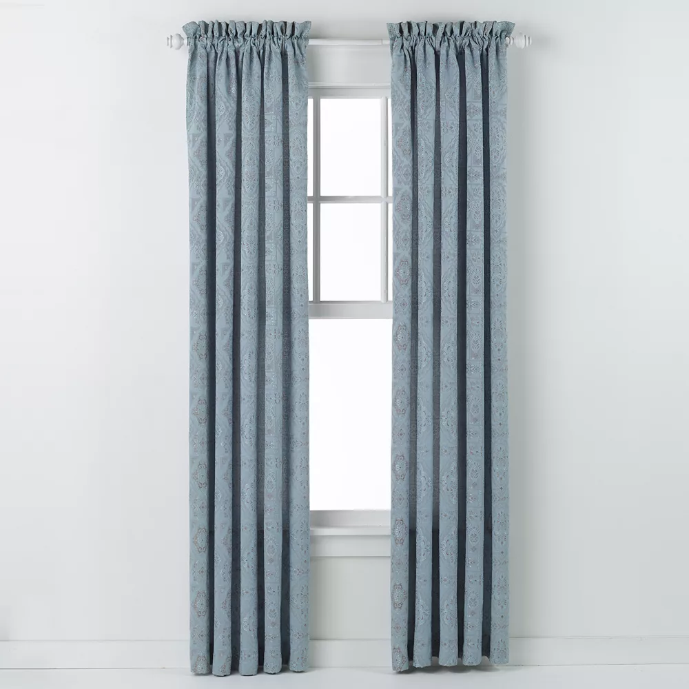 Unbranded Portofino Raised Window Curtain - 54'' X 84'' 3 Unbranded Portofino Raised Window Curtain - 54'' X 84''