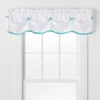 Saturday Knight, Ltd. Saturday Knight Ltd. Kate Tuck Window Valance 1 Saturday Knight, Ltd. Saturday Knight Ltd. Kate Tuck Window Valance -Greenland Home Fashions Shop 1422825 Turquoise