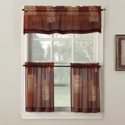 Unbranded Eden Tier Window Valance - 56" X 14"