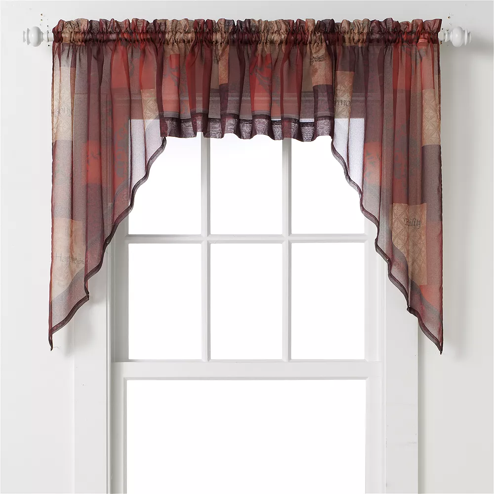 Unbranded Eden Swag Curtain Pair - 56" X 36" 3 Unbranded Eden Swag Curtain Pair - 56" X 36"