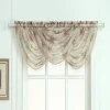 Laura Ashley Lifestyles Stowe Sheer Waterfall Window Valance - 36'' X 45'' -Greenland Home Fashions Shop 1436690