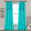 Lush Décor Lush Decor 2-pack Circle Dream Window Curtains -Greenland Home Fashions Shop 1682529 Turquoise