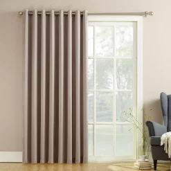 Sun Zero 1-pack Gramercy Room Darkening Patio Door Window Curtain - 100'' X 84''