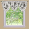 Achim Sutton Damask Blackout Waterfall Window Valance - 36'' X 48'' -Greenland Home Fashions Shop 1804083 Ivory