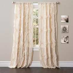 Lush Décor Lush Decor 1-pack Avon Window Curtain - 54'' X 84''