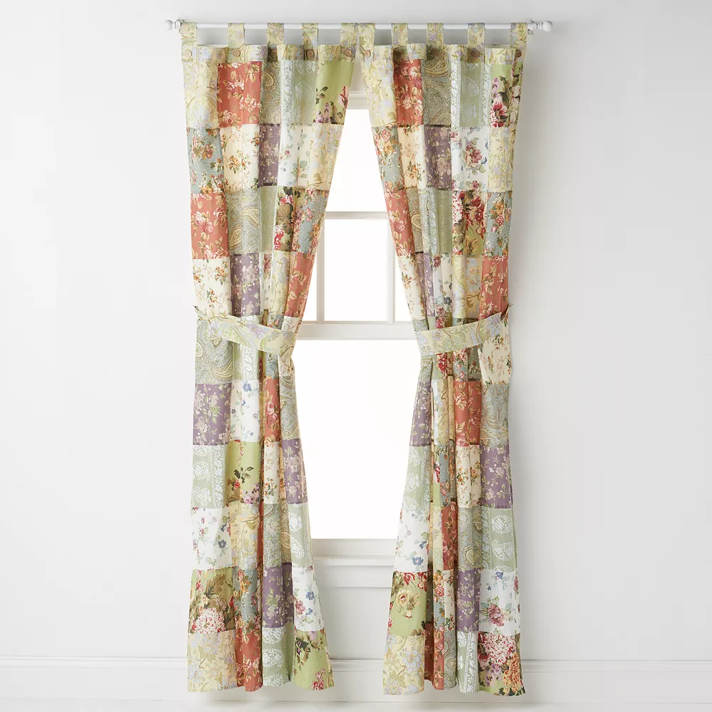 Greenland Home Fashions Blooming Prairie 1-Panel Window Curtain - 48'' X 84'' 3 Greenland Home Fashions Blooming Prairie 1-Panel Window Curtain - 48'' X 84''