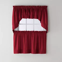Saturday Knight, Ltd. Holden Swag Kitchen Window Curtain Set - 57'' X 30'' -Greenland Home Fashions Shop 2004986 ALT2
