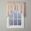 Saturday Knight, Ltd. Holden Swag Kitchen Window Curtain Set - 57'' X 30'' -Greenland Home Fashions Shop 2004986 Pink