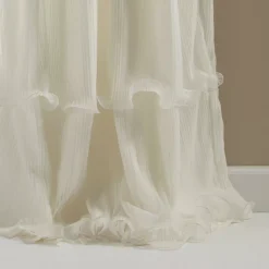 Lush Décor Lush Decor 1-Panel Nerina Sheer Window Curtain - 54'' X 84'' -Greenland Home Fashions Shop 2015027 ALT3