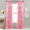 Lush Décor Lush Decor 1-Panel Nerina Sheer Window Curtain - 54'' X 84'' -Greenland Home Fashions Shop 2015027 Pink