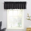 Sun Zero Gramercy Room Darkening Window Valance - 54'' X 18'' -Greenland Home Fashions Shop 2021330 Black