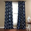 Lush Décor Lush Decor 2-pack Geo Blackout Window Curtains - 52'' X 84'' -Greenland Home Fashions Shop 2045452 Navy