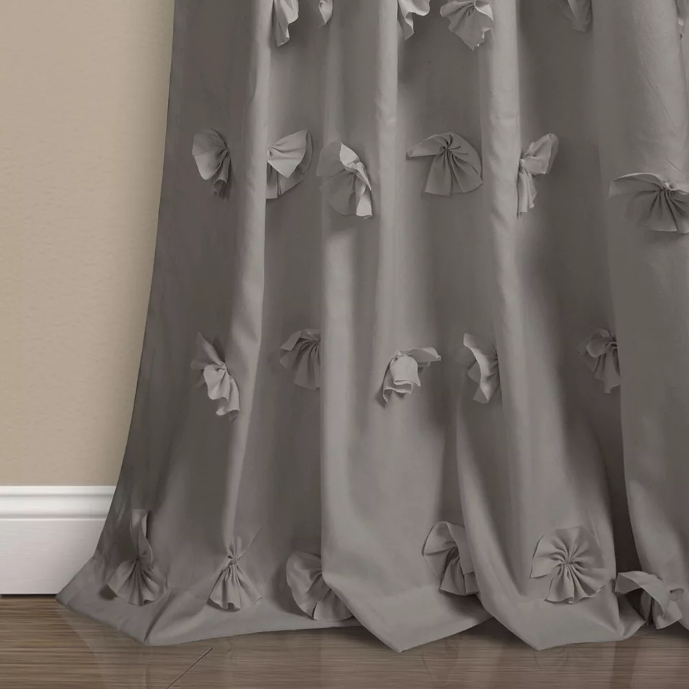 Lush Décor Lush Decor 1-Panel Riley Sheer Window Curtain - 54'' X 84'' 6 Lush Décor Lush Decor 1-Panel Riley Sheer Window Curtain - 54'' X 84'' - Image 4