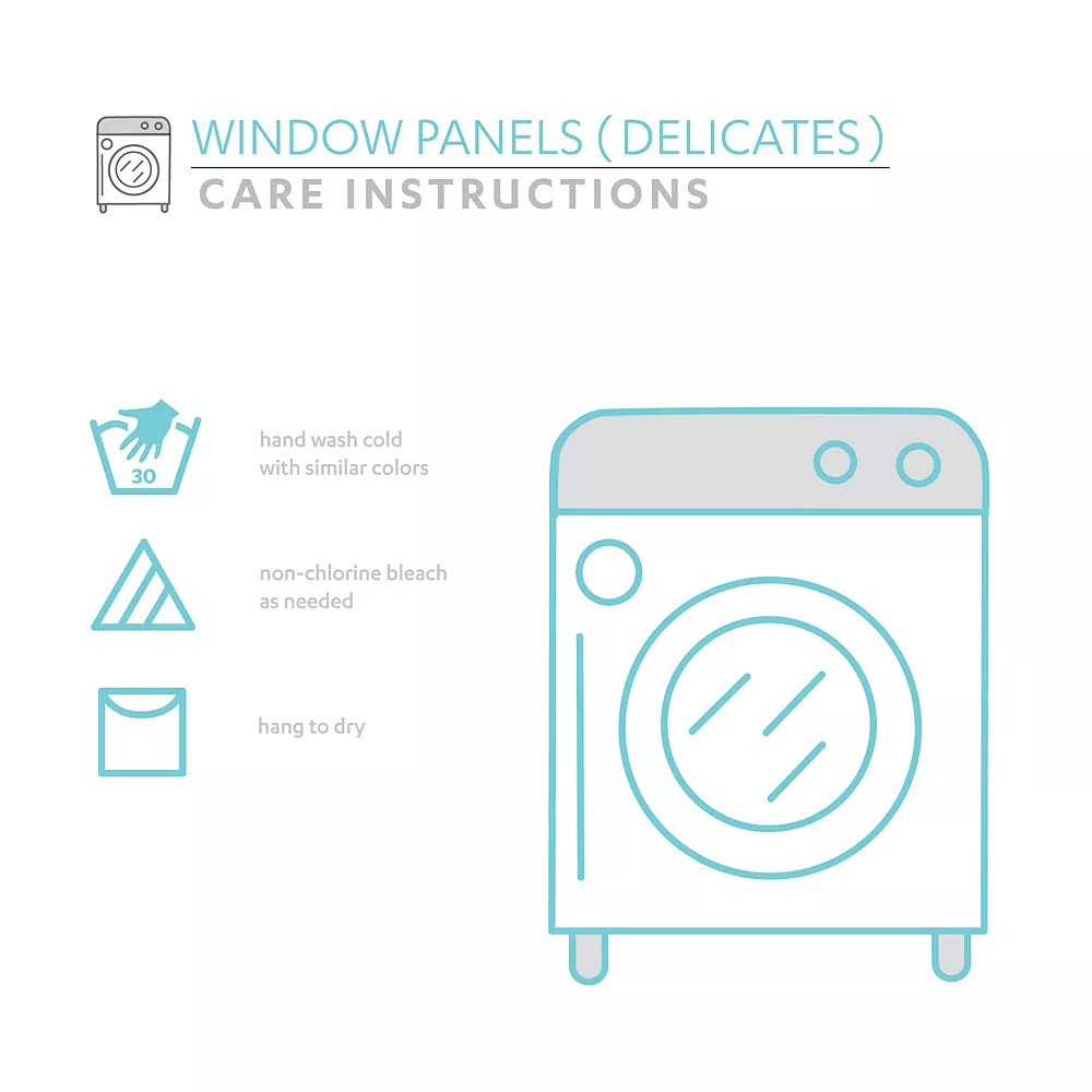 Lush Décor Lush Decor 1-Panel Riley Sheer Window Curtain - 54'' X 84'' 7 Lush Décor Lush Decor 1-Panel Riley Sheer Window Curtain - 54'' X 84'' - Image 5