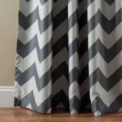 Lush Décor Lush Decor Chevron Blackout Window Curtain Pair - 52'' X 84'' -Greenland Home Fashions Shop 2064768 ALT3