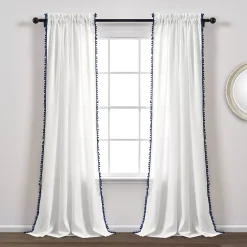 Lush Décor Lush Decor Pom Pom Window Curtain