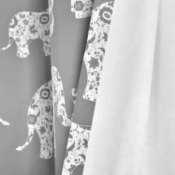 Lush Décor Lush Decor Elephant Parade Room Darkening Window Curtain Pair - 52'' X 84'' -Greenland Home Fashions Shop 2148618 ALT4