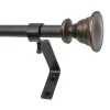 Decopolitan Cafe Trumpet Adjustable Curtain Rod -Greenland Home Fashions Shop 2262248 Vintage Bronze