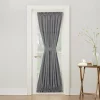Sun Zero 1-Panel Gramercy Room Darkening Door Curtain 1 Sun Zero 1-Panel Gramercy Room Darkening Door Curtain -Greenland Home Fashions Shop 2297814 Gray