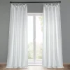EFF 1-Panel Heavyweight Solid Window Curtain -Greenland Home Fashions Shop 2298679 Rice White