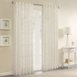 Madison Park 1-Panel Kida Sheer Window Curtain 8 Madison Park 1-Panel Kida Sheer Window Curtain -Greenland Home Fashions Shop 2305396 ALT
