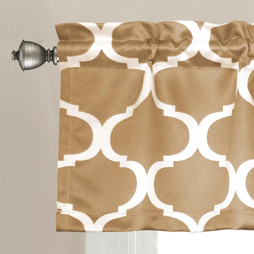 Lush Décor Lush Decor Geo Blackout Window Valance - 18'' X 54'' 4 Lush Décor Lush Decor Geo Blackout Window Valance - 18'' X 54'' - Image 2