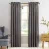 Sun Zero Gramercy Room Darkening Rod Pocket Curtain Panel -Greenland Home Fashions Shop 2359534 Steel