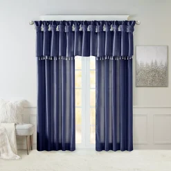 Madison Park 1-Panel Natalie Light Filtering Twisted Tab Lined Window Curtain -Greenland Home Fashions Shop 2360482 ALT5