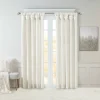 Madison Park 1-Panel Natalie Light Filtering Twisted Tab Lined Window Curtain -Greenland Home Fashions Shop 2360482 White