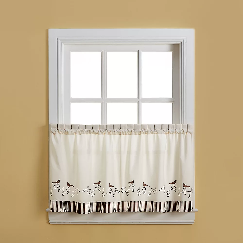 CHF Bird Tier Window Curtain Set 3 CHF Bird Tier Window Curtain Set