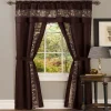 Achim Fairfield 3-Piece Window Treatment Set -Greenland Home Fashions Shop 2385730 Chocolate