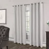 Exclusive Home 2-pack Chatra Faux Silk Grommet Top Window Curtains -Greenland Home Fashions Shop 2451667 Winter