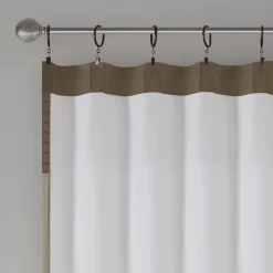 Madison Park Eastridge Light Filtering 1-Panel Window Curtain - 50'' X 84'' -Greenland Home Fashions Shop 2460208 ALT4