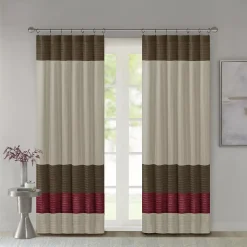 Madison Park Eastridge Light Filtering 1-Panel Window Curtain - 50'' X 84''