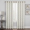 Regent Court 1-Panel Embroidered Lattice Window Curtain -Greenland Home Fashions Shop 2488976 Aqua