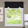Achim Darcy Window Valance - 58" X 14" 1 Achim Darcy Window Valance - 58" X 14" -Greenland Home Fashions Shop 2503984 Black