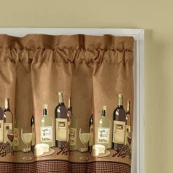 CHF Wines 3-pc. Kitchen Curtain Set 9 CHF Wines 3-pc. Kitchen Curtain Set -Greenland Home Fashions Shop 2524329 ALT2