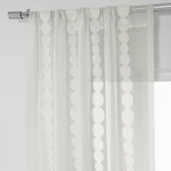 EFF 1-Panel Cleopatra Embroidered Sheer Window Curtain -Greenland Home Fashions Shop 2526413 ALT4