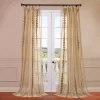 EFF 1-Panel Cleopatra Embroidered Sheer Window Curtain -Greenland Home Fashions Shop 2526413 Gold