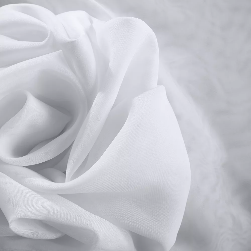 EFF 1-Panel Solid Sheer Voile Double-Wide Window Curtain 6 EFF 1-Panel Solid Sheer Voile Double-Wide Window Curtain - Image 4