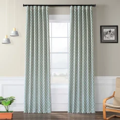 EFF Blackout 1-Panel Casablanca Window Curtain