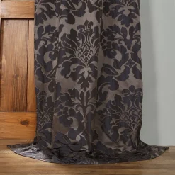 EFF 1-Panel Astoria Faux Silk Jacquard Window Curtain -Greenland Home Fashions Shop 2534204 ALT4