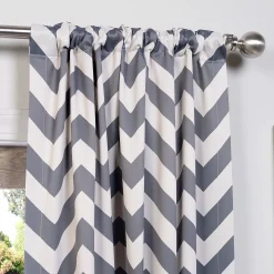 EFF Blackout 1-Panel Fez Chevron Window Curtain -Greenland Home Fashions Shop 2534946 ALT2