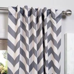 EFF Blackout 1-Panel Fez Chevron Window Curtain -Greenland Home Fashions Shop 2534946 ALT3
