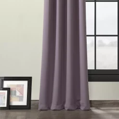 EFF Solid Blackout Grommet Set Of 2 Window Curtains -Greenland Home Fashions Shop 2539570 ALT2